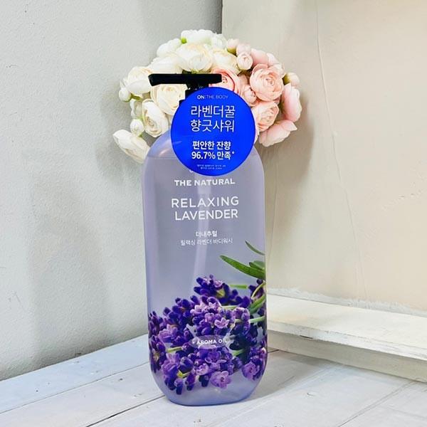 (ABM도매콜) 온더바디 더내추럴 바디워시 라벤더 865ml