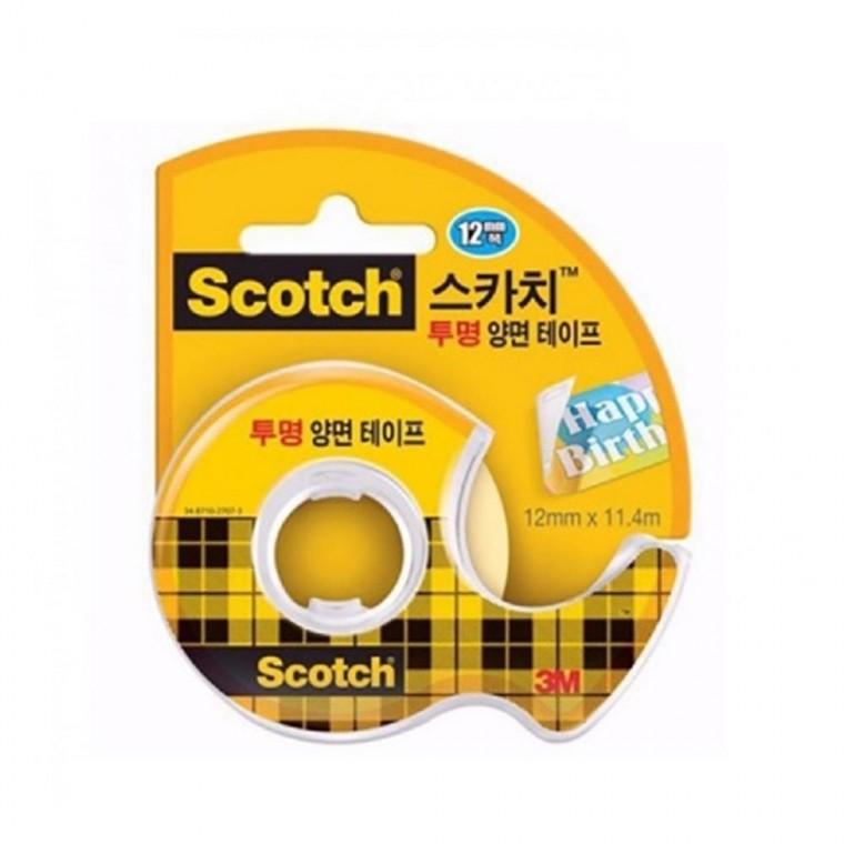 3M 스카치 투명 양면테이프 디스펜서 137D (12mm x11.4m)