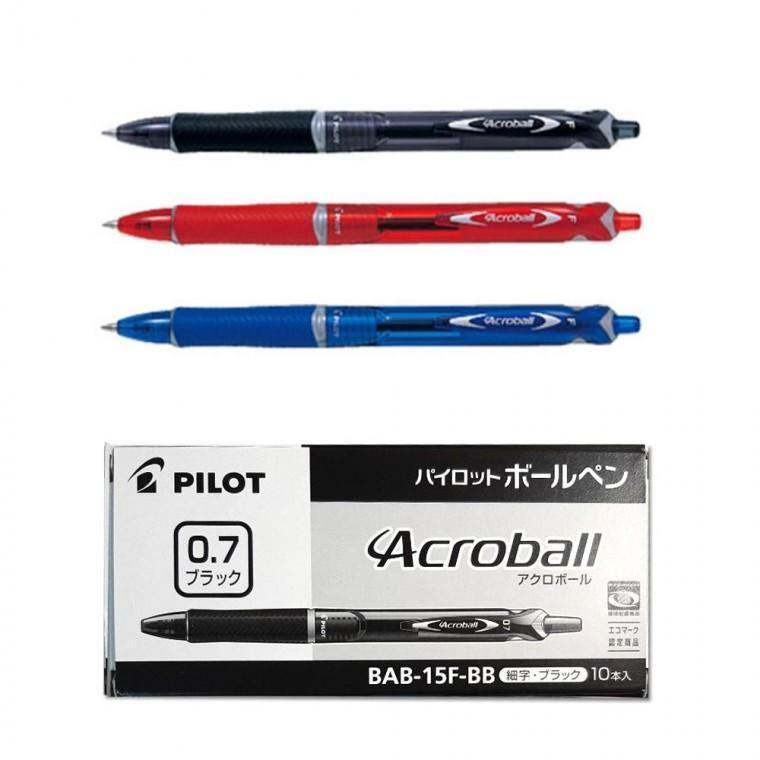 파이롯트 아크로볼 BAB-15F-BB 0.7mm /10개입 1세트