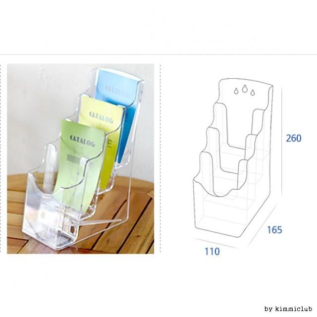 카다로그꽂이 A6 4단 7152