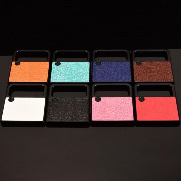 [후니케이스] 갤럭시 Z플립1/2/3/4/5/6/7 크로코 가죽케이스