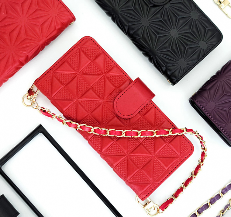 [후니케이스] Z폴드3/4/5/6/7 퀸 체스 지퍼 다이어리 소가죽 케이스