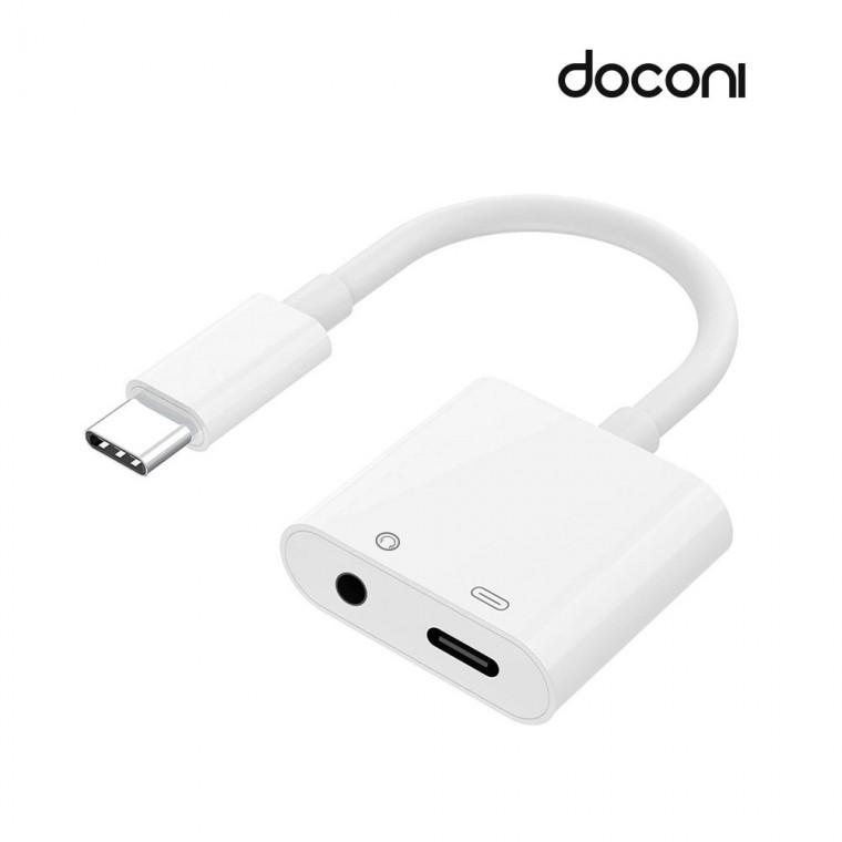 도코니 C타입 3.5파이 2 in 1 이어폰 젠더