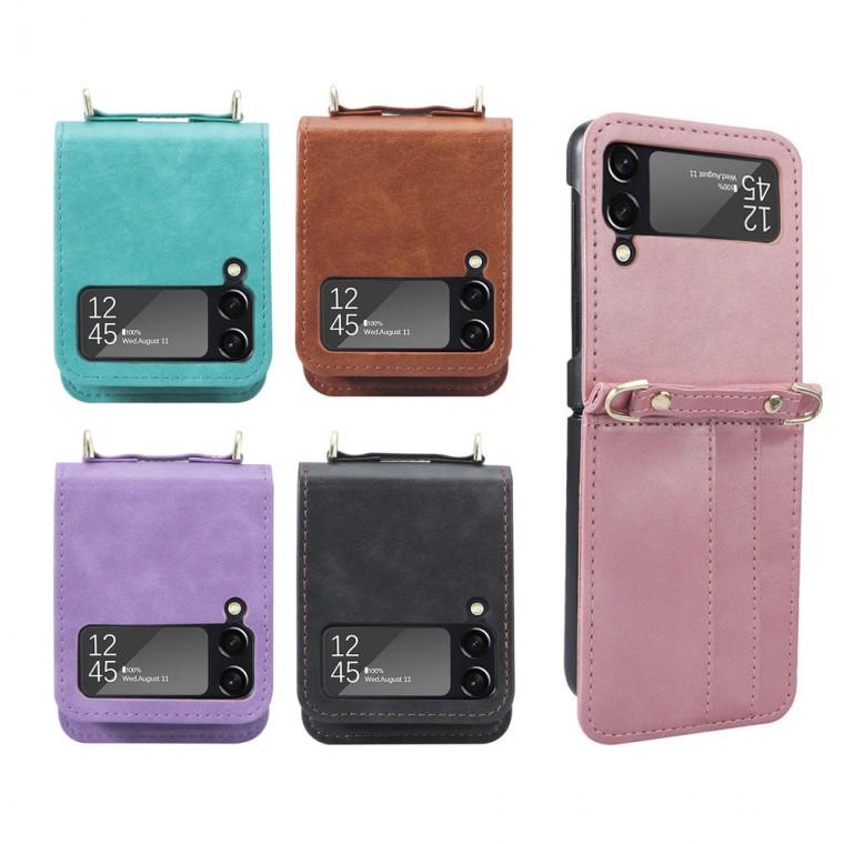 [후니케이스] 갤럭시 Z플립3/4/5/6/7 카드포켓 가죽케이스 5종