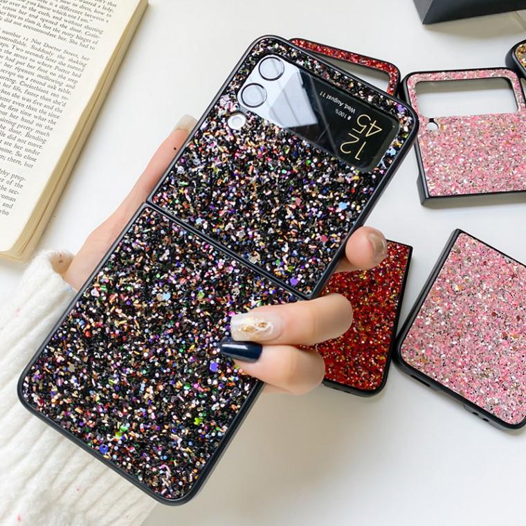 [후니케이스] 갤럭시 Z플립3/4/5/6 글리터 펄 케이스 4종