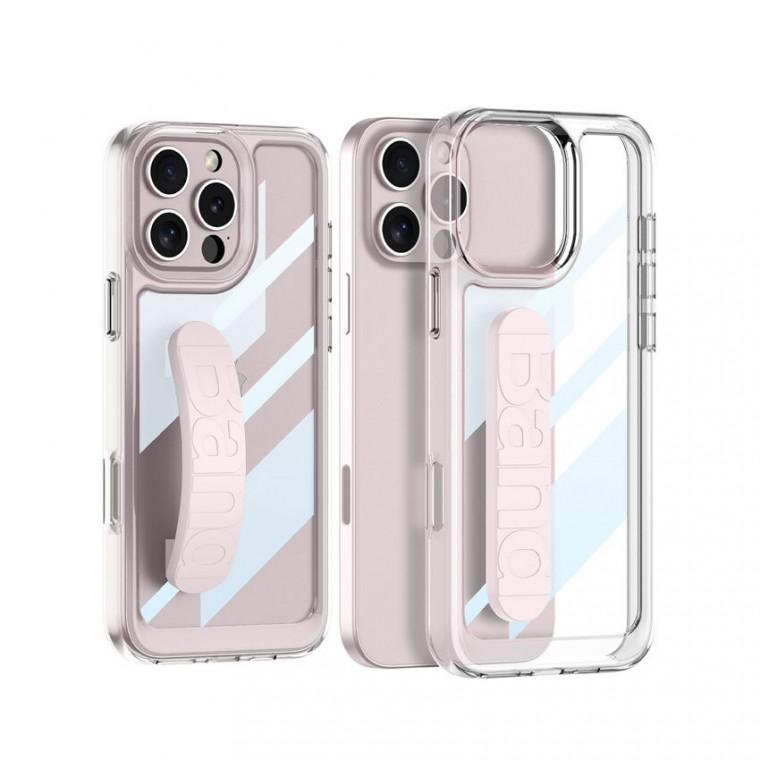 바나 실리콘 스트랩 투명 케이스 아이폰16케이스 아이폰16 아이폰16프로 아이폰16프로맥스