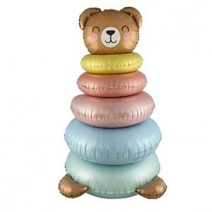 링 곰돌이받침대 조립 은박세트 풍선 생일 생일장식 다이아몬드 웨딩 브라이더 샤워 이벤트 여자친구