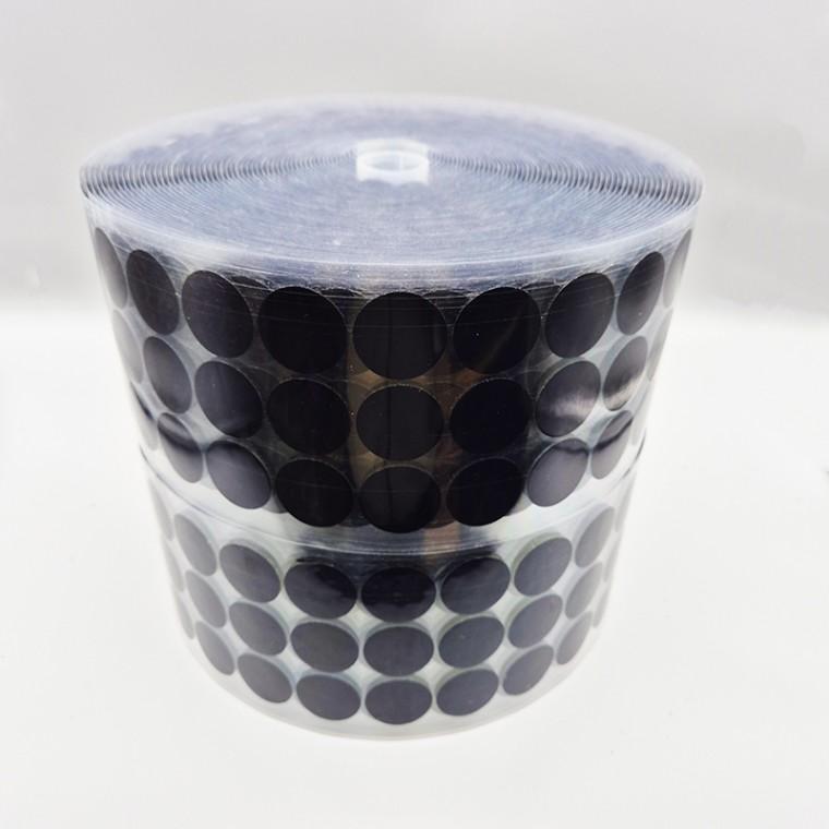 원형 찍찍이 테이프 양면세트 30mm 대용량 벌크 블랙