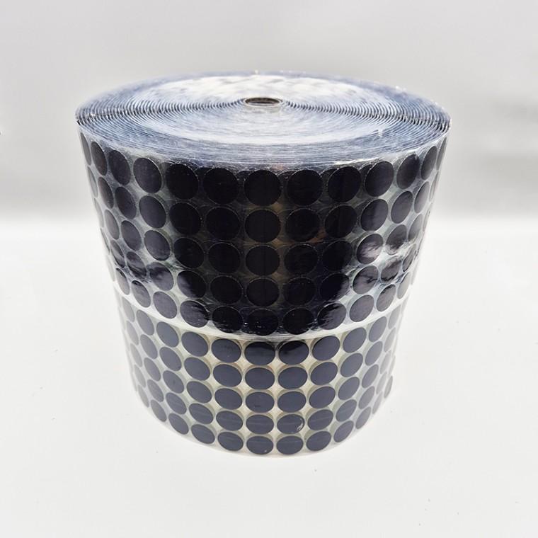 원형 찍찍이 테이프 양면세트 20mm 대용량 벌크 블랙