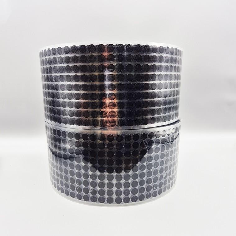 원형 찍찍이 테이프 양면세트 10mm 대용량 벌크 블랙