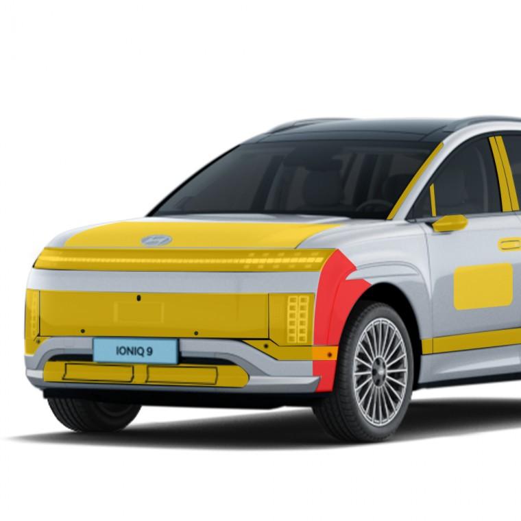 아이오닉9 PPF 프론트 범퍼 하이그로시 보호필름