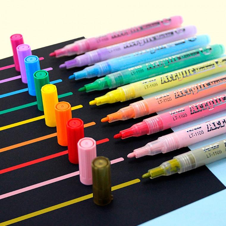 아크릴 마커펜 컬러 페인트펜 36색