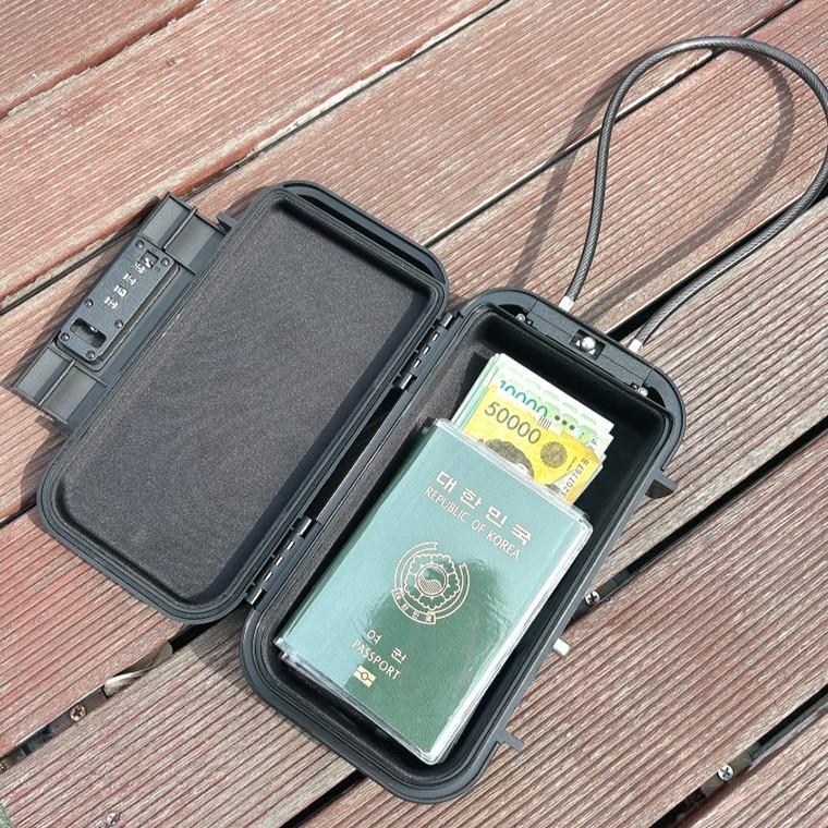 여행용 미니금고 이동식 소형 금고 도난방지