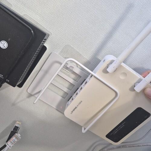 무타공 공유기 거치대 셋톱박스 정리함