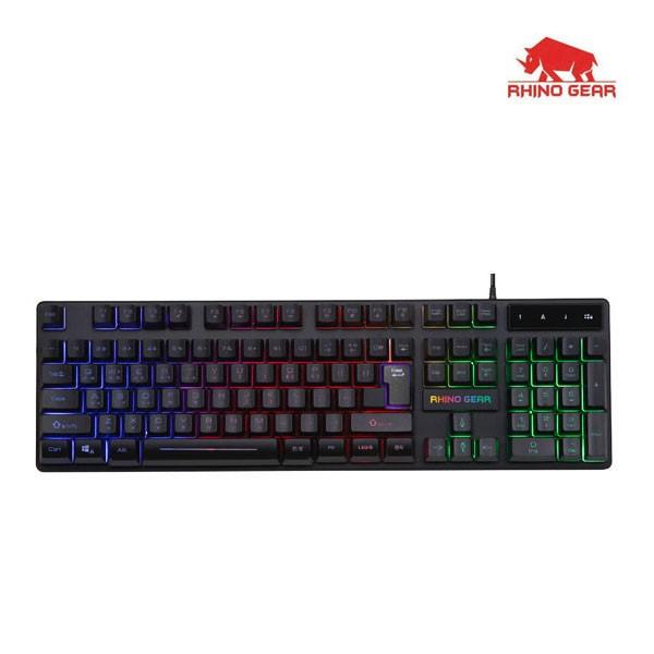 라이노기어 RG-GK100 LED 게이밍 유선키보드