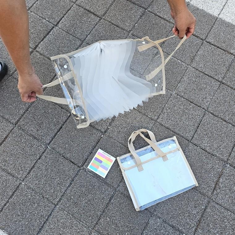 A4 서류정리 아코디언 방수 손잡이 가방 학원