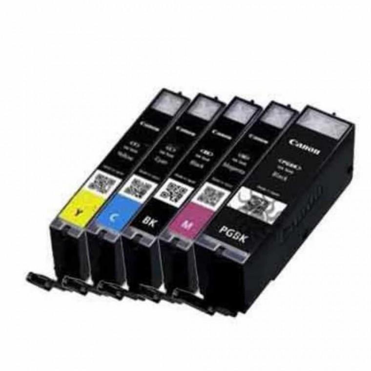 PGI-750PGBK CLI-751BK C M Y 잉크 5색세트 프린트잉크 프린터소모품 복합기카트리지