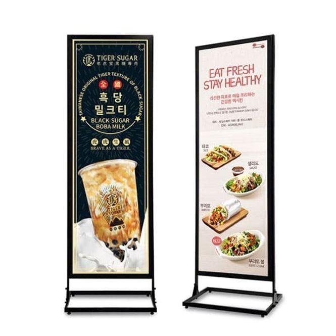 LED 입간판 철제 배너 카페 광고판 입간판 60x120cm