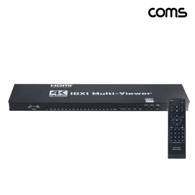 16대 1 화면 분할기 HDMI 16포트 멀티뷰어 4K30Hz OU848