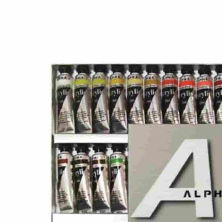 실버아크릴물감 36색 20ml 패브릭물감 천물감 입체물감 아크릴물감세트