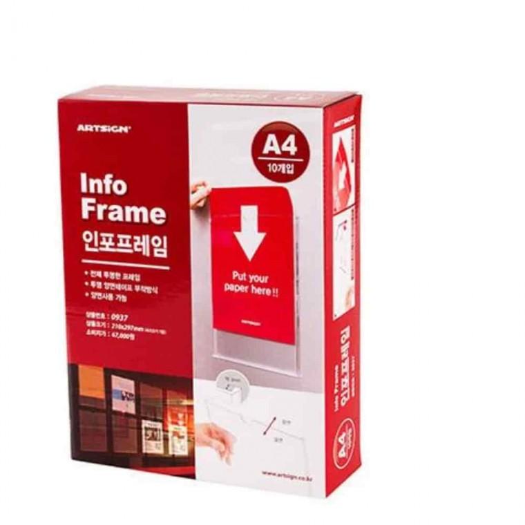 사내게시판 층별안내판 실내게시판 게시판 A4 투명 10매
