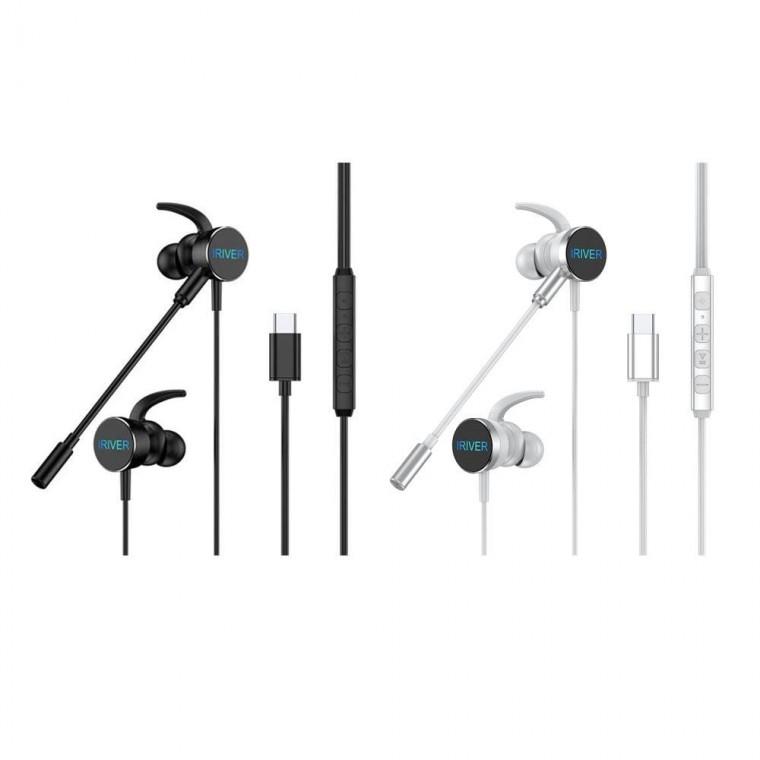 아이 리버 C타입 게이밍 이어폰 IGE-202C USB 젠더 포함