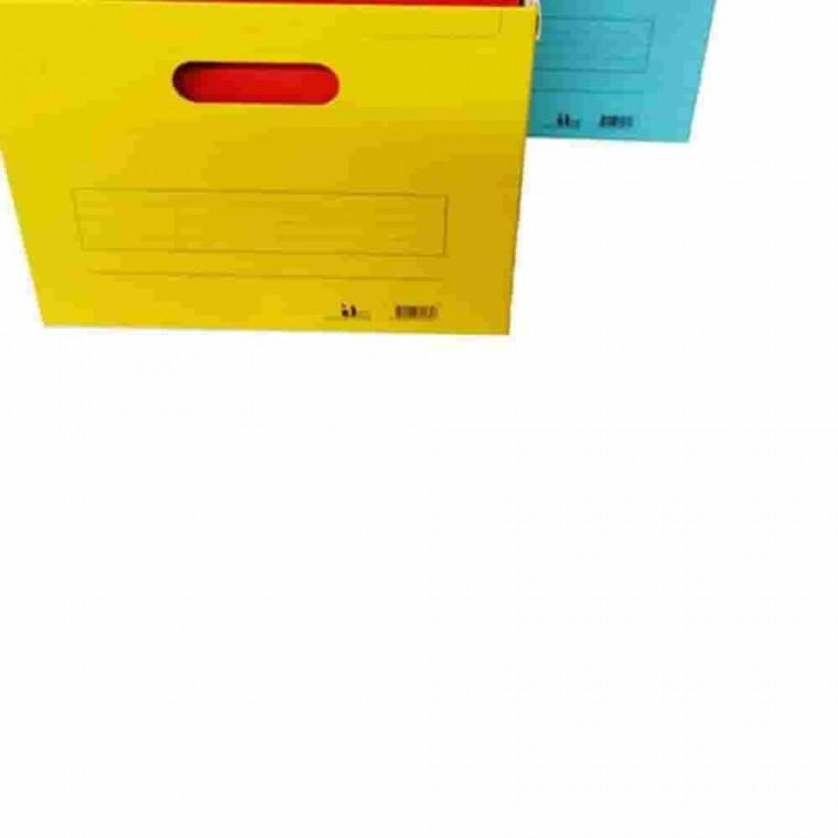 문서박스1개 화일일20매 노랑 청색 서류상자 종이정리박스 문서보관상자 문서보관박스