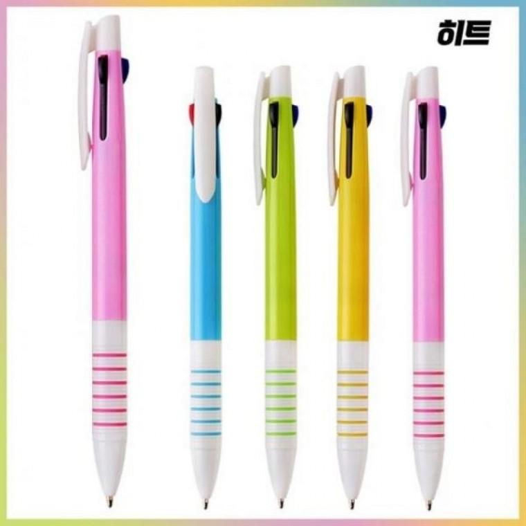 볼펜 파스텔불투 (1.0mm) 100개 히트3색(6링) X