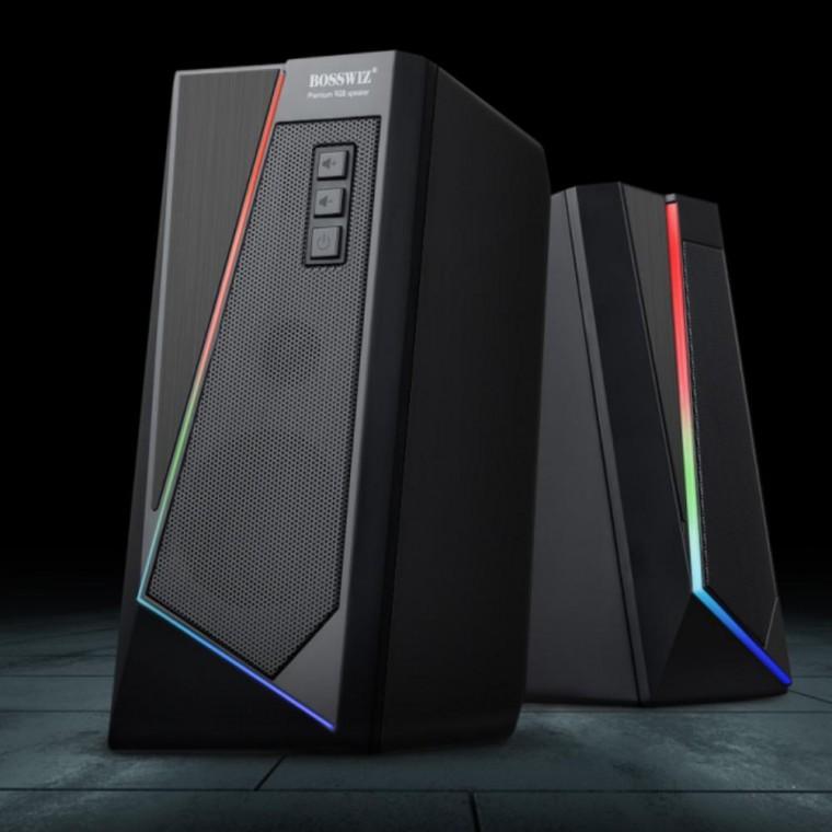 USB RGB 게이밍 사운드 컴퓨터 컬러 PC 스피커