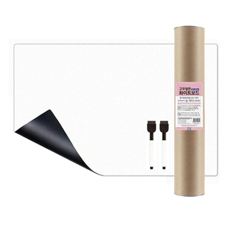 고무철판 화이트보드 900X600mm 자석 판 오피스 흰색 보드 화이트