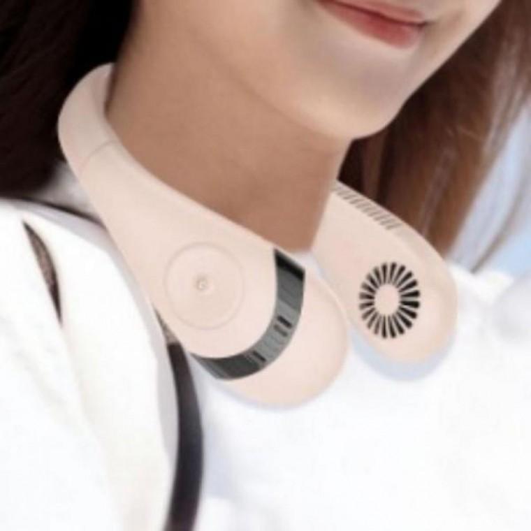오픈형 목걸이선풍기 무소음 냉각 미니선풍기 휴대용선풍기 핸드 손선풍기
