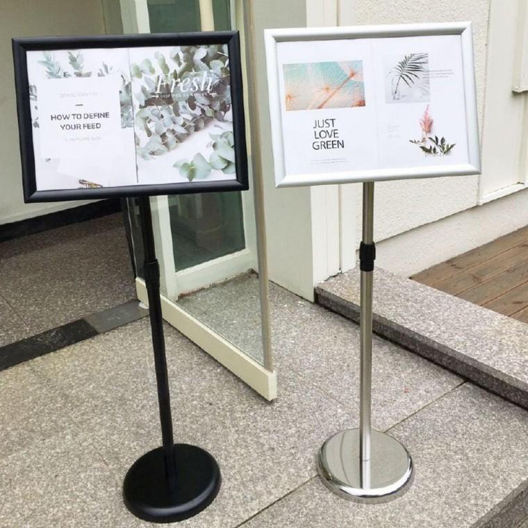 M 메뉴판 거치대 A3 용지 알림판 포스터 O 광고판 문밖메뉴판 입간판 외부메뉴판스탠드 A4스탠드