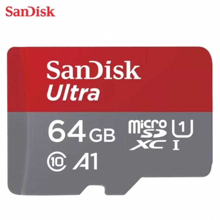 SanDisk sd카드 Ultra microSDXC UHS-I QUAB (64GB) 메모리카드