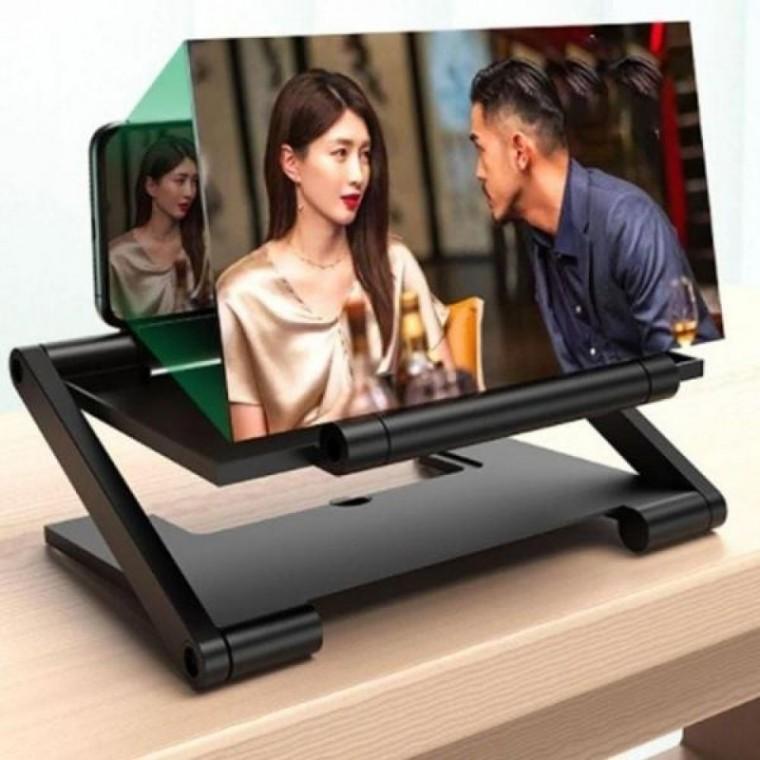 확대 스마트폰 스크린 휴대폰 높이 조절형 확대경 거치대