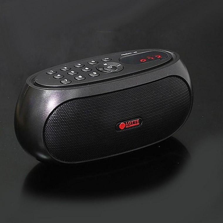 블루투스 스피커 MP3 플레이어 FM라디오 USB SD카드 롯데