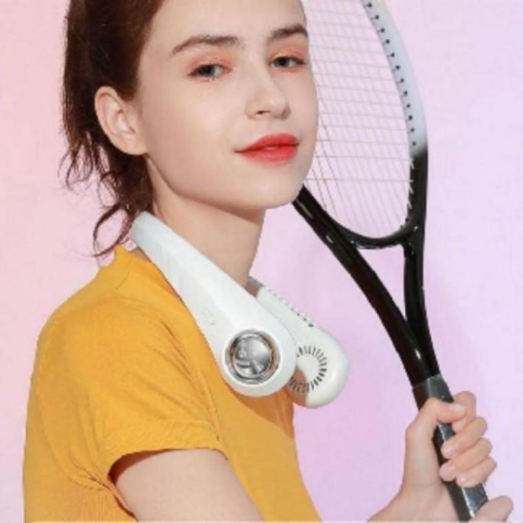목걸이선풍기 휴대용선풍기 에어컨 날개없는 선풍기 넥쿨러 목걸이 노이즈캔슬링 골전도 접이식 휴대용