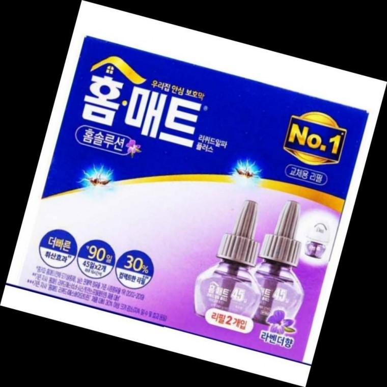 리퀴드 모기향 모기 퇴치 훈증기 전용 리필 29ml-라벤더향 2개입