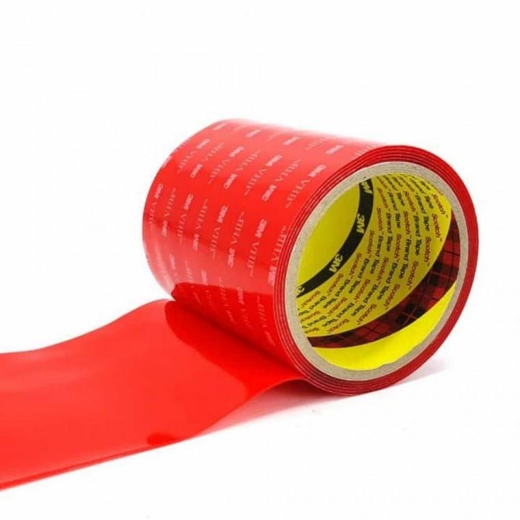 투명 앙면테이프 100mm 블랙박스투명양면테이프 범퍼테이프 차량범퍼테이프