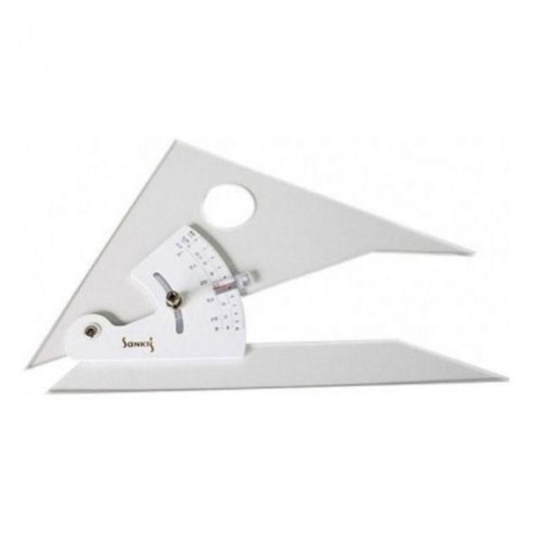 산키스 각도자 25cm I 45904 스케일 자 제도기 t자
