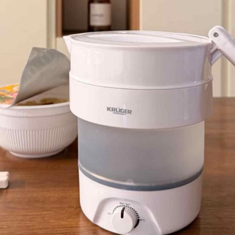 전기무선주전자 전기커피포트 여행용접이식포트 접이식포트 0.8L