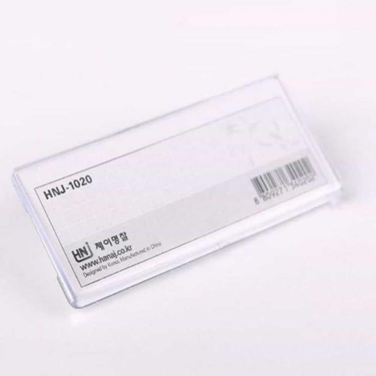아크릴집게명찰 50개입 70mmx30mm 아크릴명찰 아크릴이름표 투명명찰