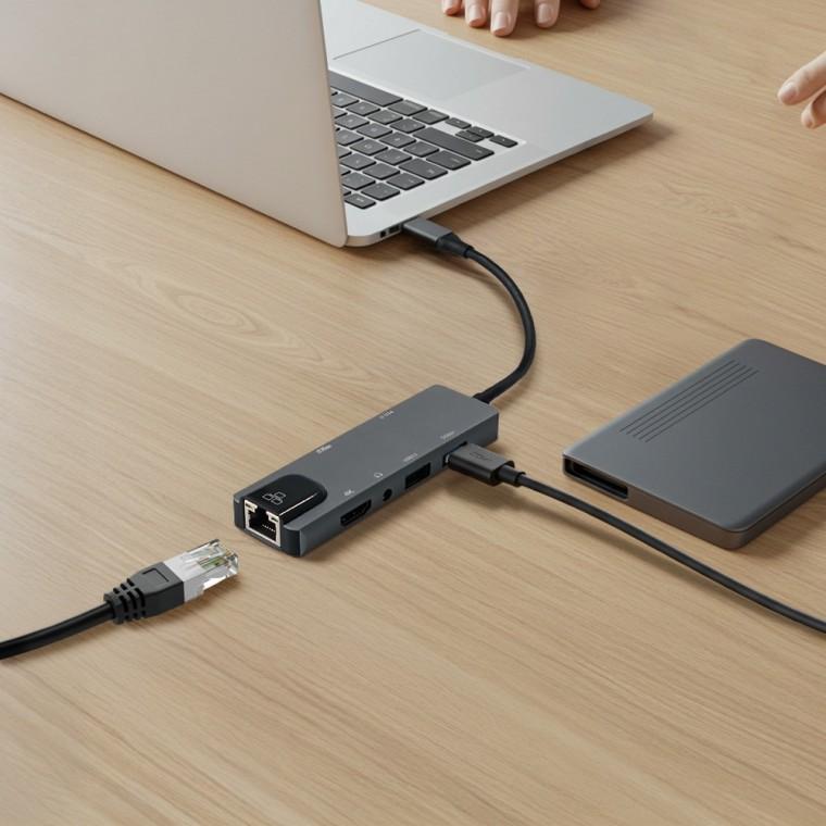 USB허브 멀티허브 노트북 USB확장 사무용 데스크 고속전송 휴대용 데이터전송 홈오피스