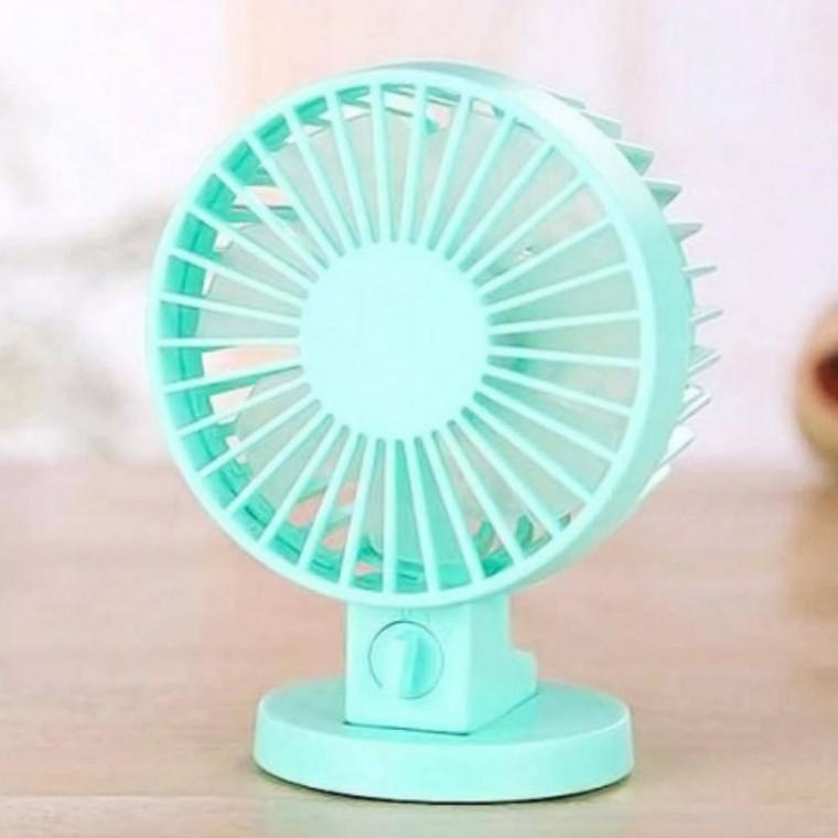 사무실 미니 탁상용 데스크팬 서큘레이터 USB 저소음 선풍기