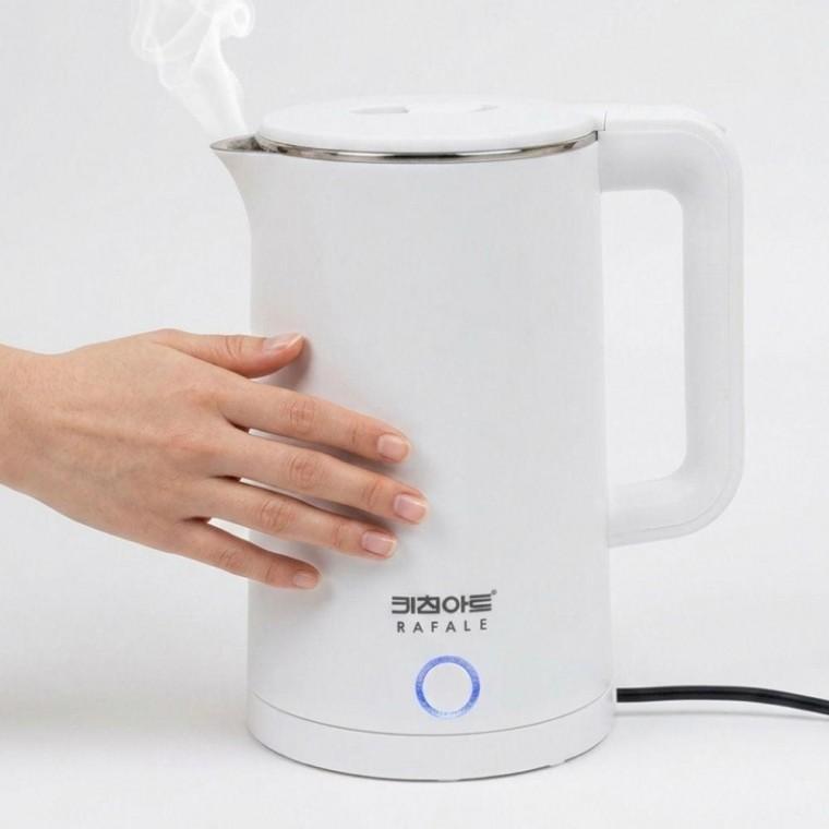 라팔 이중스텐 전기포트 전기주전자 1.8L 대용량 무선포트 키친아트