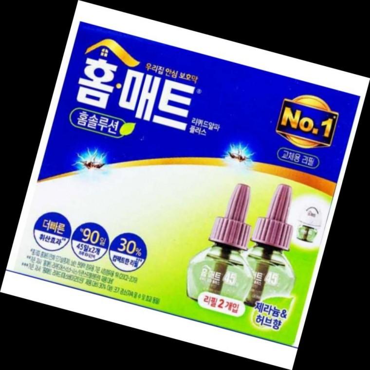 리퀴드 모기향 모기 퇴치 훈증기 전용 리필 29ml2개입 제라늄앤허브향