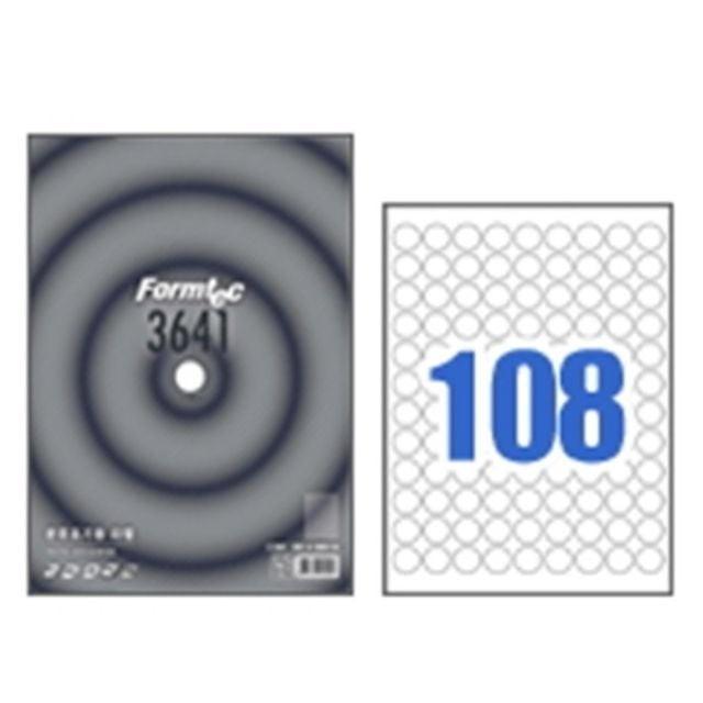 한국폼텍 폼텍라벨지 3641(108칸 100매)