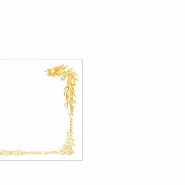 상장용지 A4 봉황가로 100매 임명장용지 수료증용지 임명장제작 상장종이