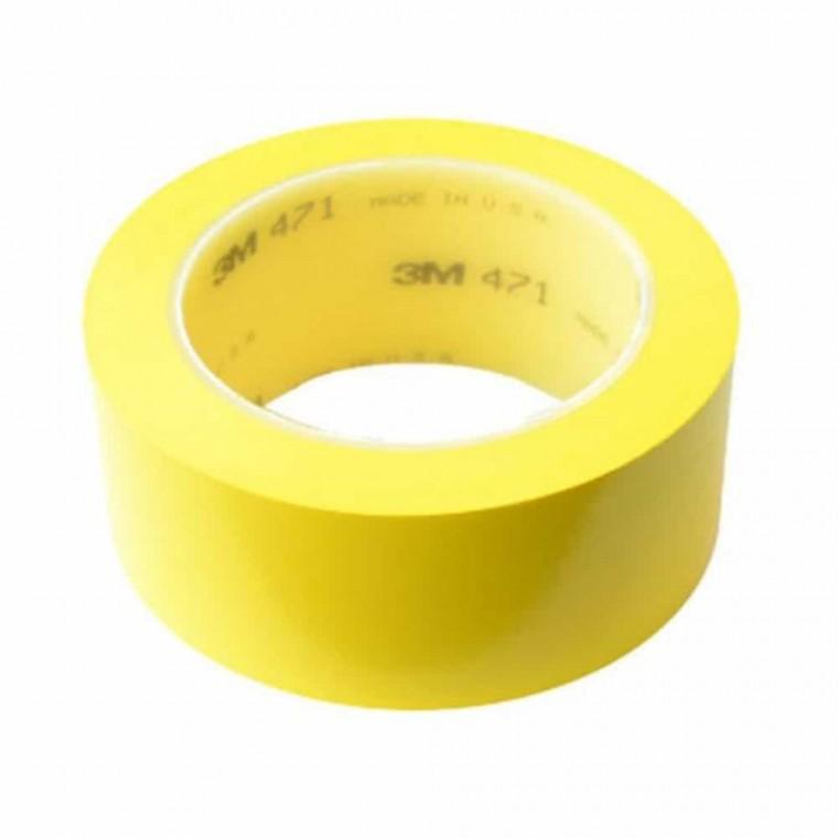 바닥라인 테이프 50mm 노란색라인테이프 안전라인테이프 황색테이프