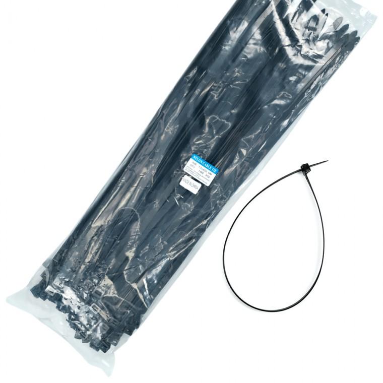 Kimspp 케이블타이 블랙 12x650mm 약100개 전선 배선정리 케이블밴드 타이밴드