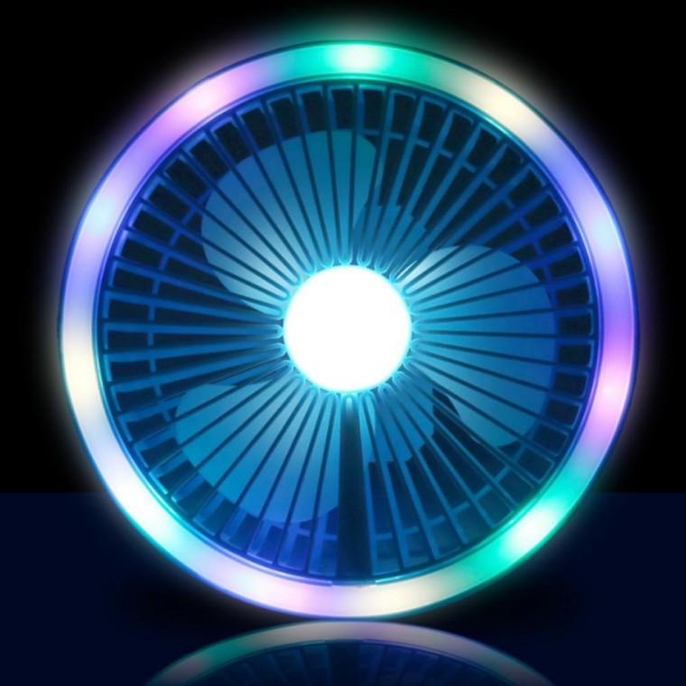 벽걸이 LED 거치식 서큘레이터 충전식 캠핑용 선풍기